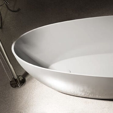 vasca da bagno freestanding lucida leafy relax design