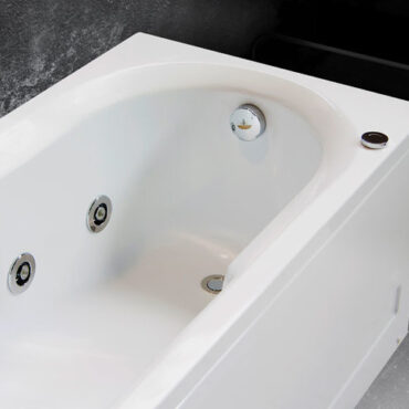 vasca da bagno acrilico idromassaggio dettaglio deniza relax design