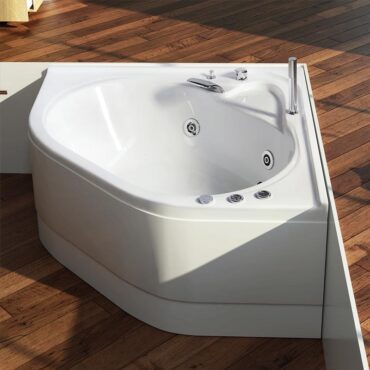 vasca da bagno angolare acrilico idromassaggio camelia relax design