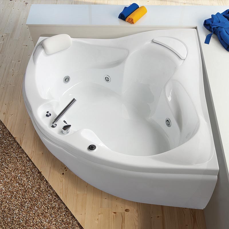 vasca da bagno angolare acrilico idromassaggio sinergia relax design