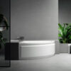 vasca da bagno angolare acrilico laura relax design