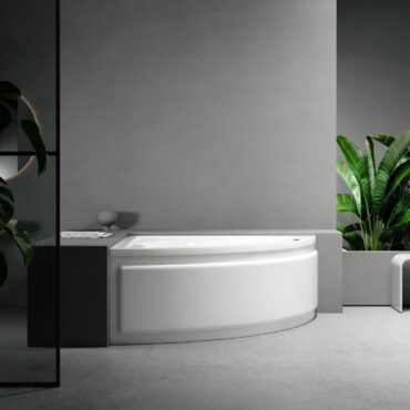 vasca da bagno angolare acrilico laura relax design