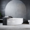 baignoire d'angle en acrylique vittoria relax design