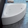vasca da bagno angolare dettaglio idromassaggio alessia relax design