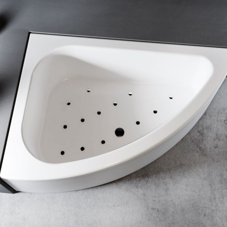 asymmetrical whirlpool bath tub sofia relax design