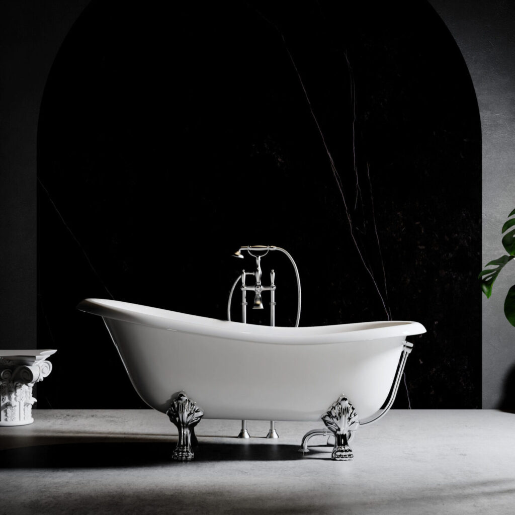freestanding bathtub metal legs cassiopea relax design