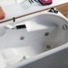 vasca da bagno idromassaggio dettaglio erica relax design