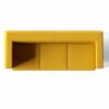 divano 3 posti attesa ufficio legno giallo dexter sitlosophy