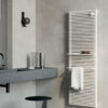 chauffe-serviettes en acier blanc pentagramme caleido