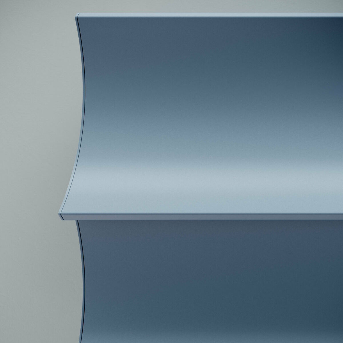Klammer horizontal farbige Detailplatte Heizkörper caleido