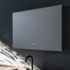 specchio da bagno illuminato led bottone touch oceano vanità & casa