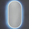 specchio da bagno illuminazione led touch dettaglio starlight oval vanità & casa