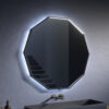 miroir de salle de bain a led anti-buée detail deca vanity & home