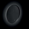 specchio da bagno retroilluminato led cornice nera spectral al round vanità & casa