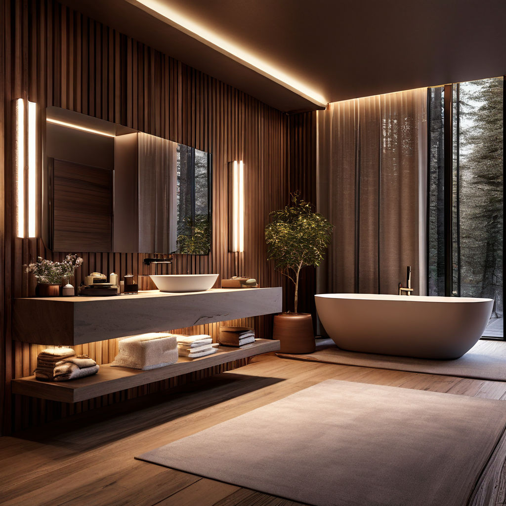 La salle de bains comme lieu de détente