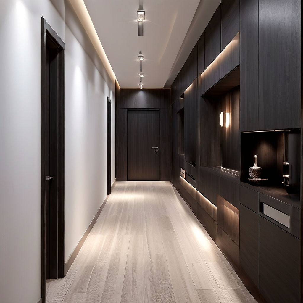Corridor-furniture-in-wood
