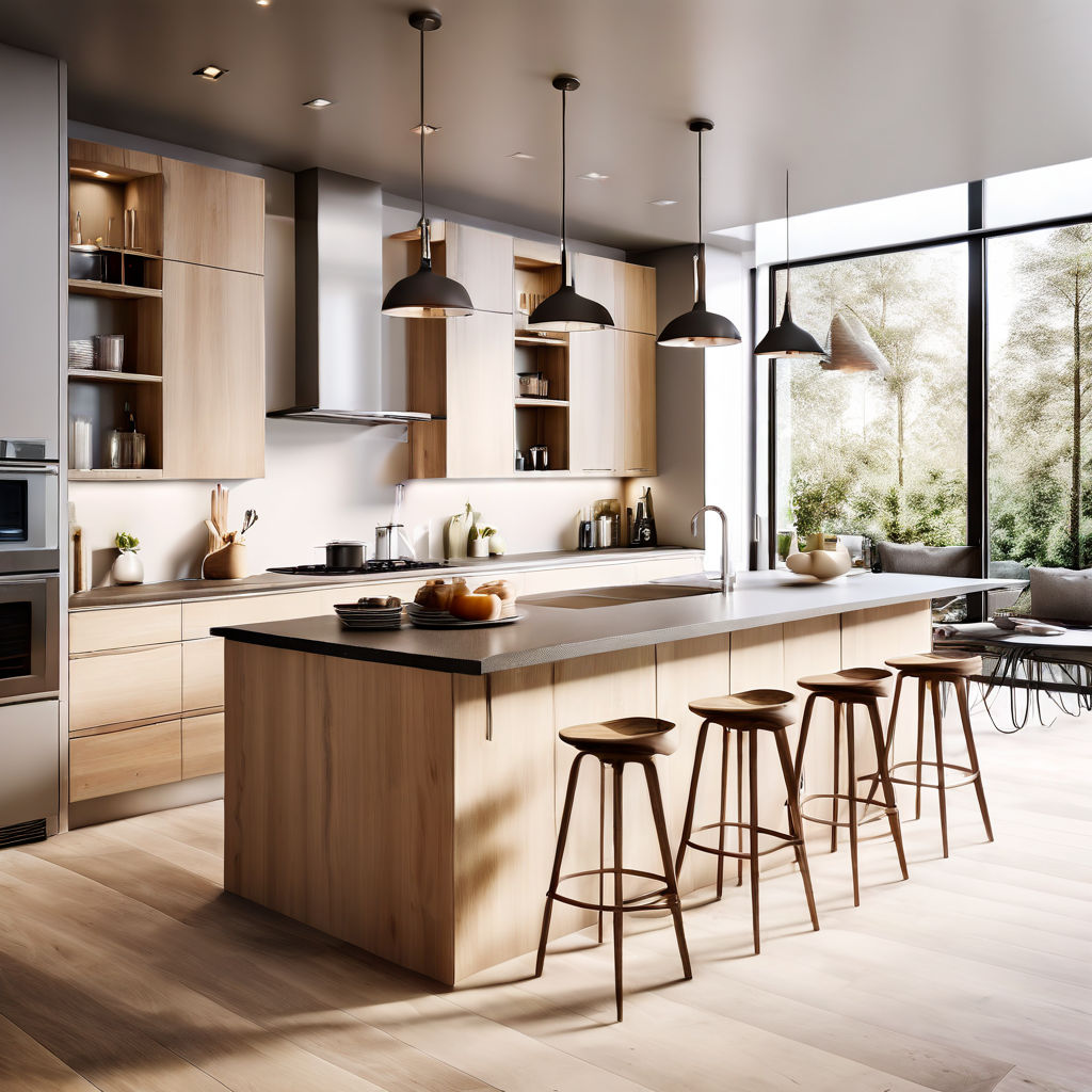 Cucina-con-penisola-Illuminazione-naturale