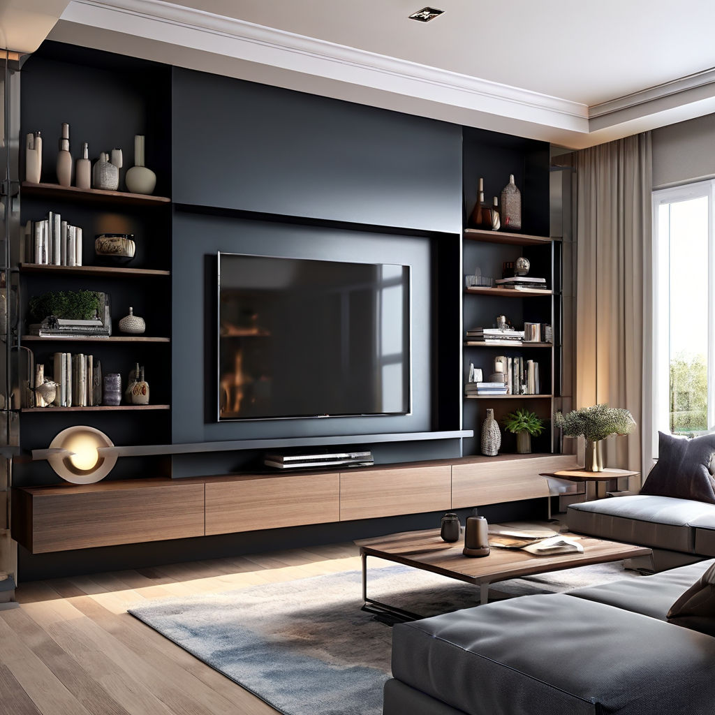 Mur-TV-salon-mur-foncé
