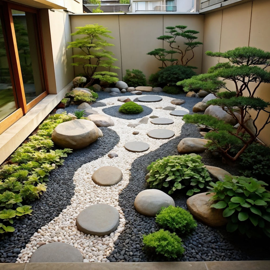 Garten-Stadt-Stil-Zen
