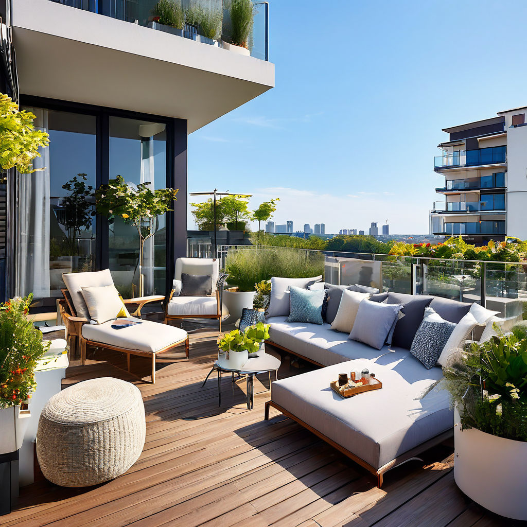 Revêtement de sol-Balcon-Contemporain