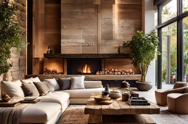 Rivestimento-Living-atmosfera-rustica