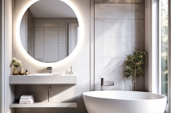 Specchio-bagno-circolare-elegante