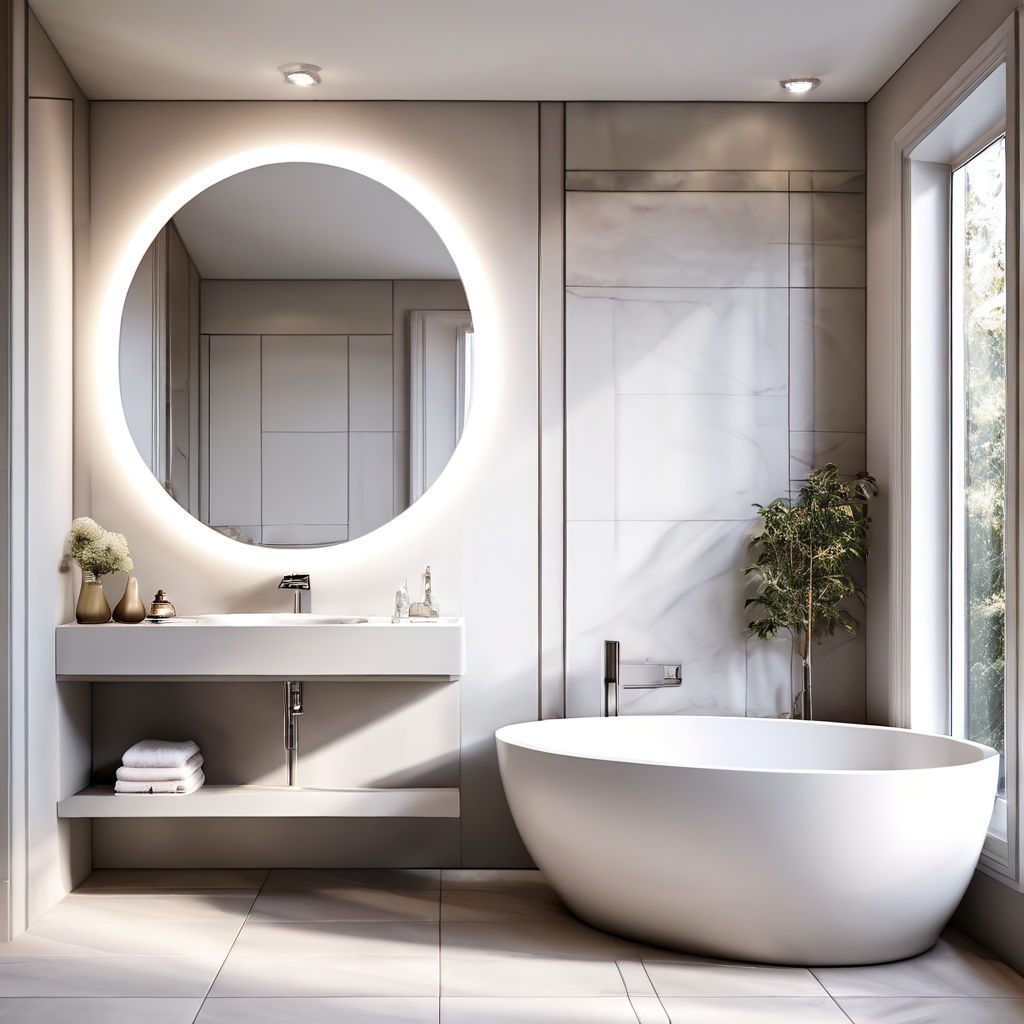 Specchio-bagno-circolare-elegante