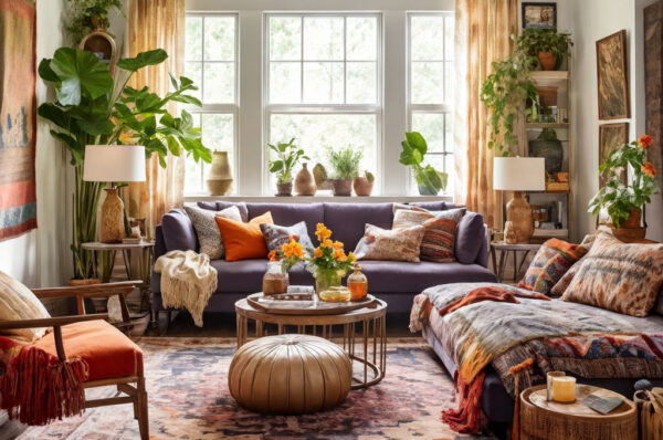 Stile-bohemien-ambientazione-conviviale