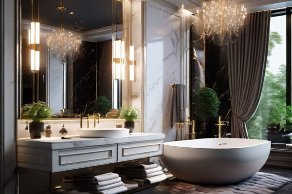 bagno-scuro-rivestimento-marmo-bianco