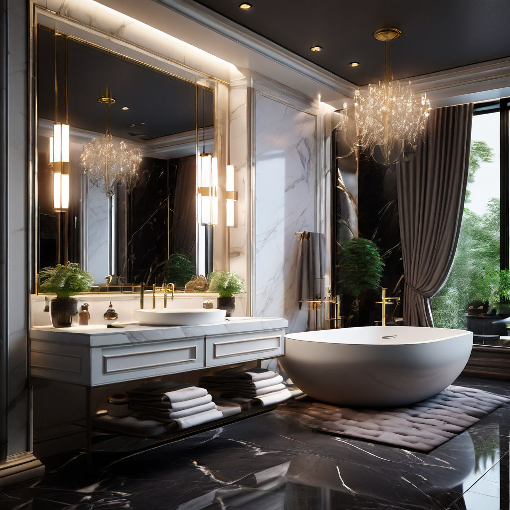 bagno-scuro-rivestimento-marmo-bianco