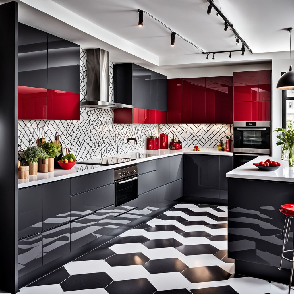 Couleurs-cuisine-contraste-noir-rouge