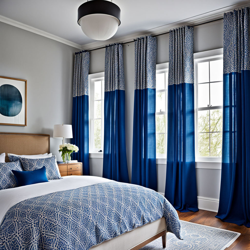Rideaux - Chambre à coucher - Couleurs - Luminaires