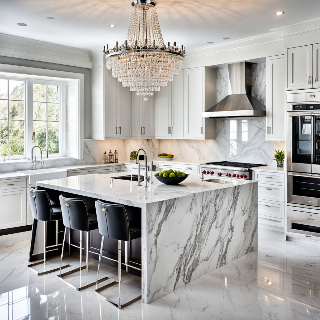 Top-Kitchen-marble-white