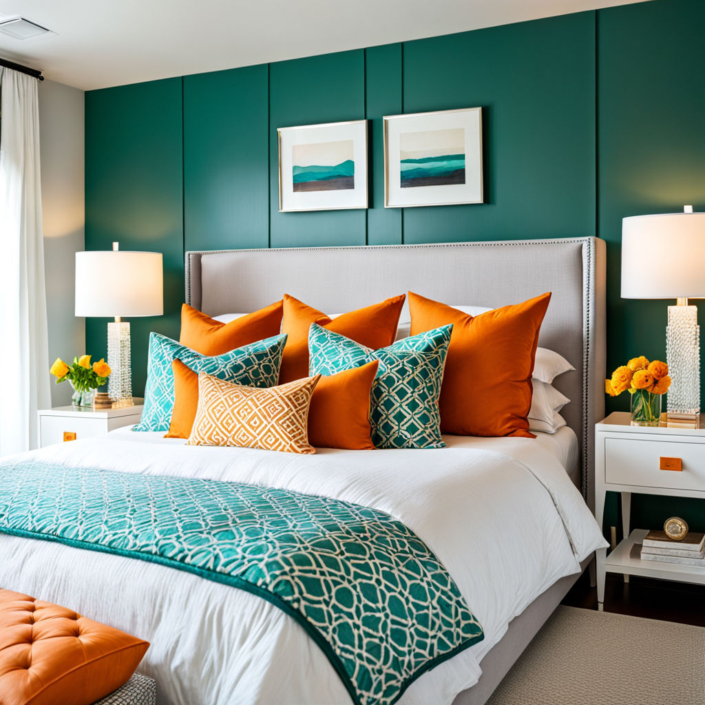 Couleurs-lively-bedroom-wall-accent