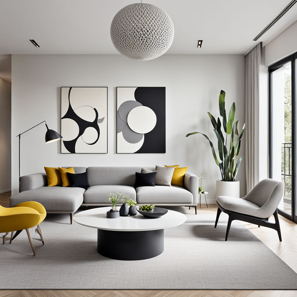 Elemente-Basteln-Wohnen-Quadrate-und-Lampen
