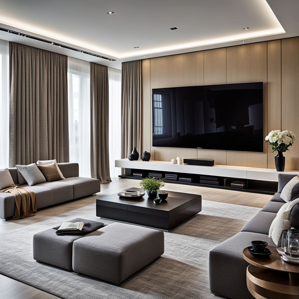 Living-zone-entertainment-with-TV-sofa-component