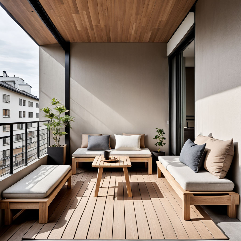 Balcon de style japonais