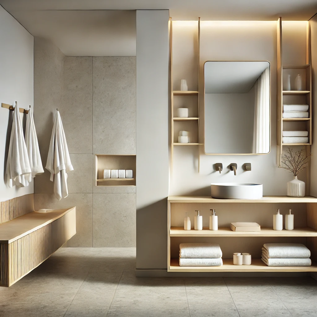 Bagno Minimalista semplice