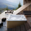 minipiscina idromassaggio semi incasso my spa 195 glass