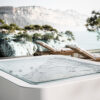 minipiscina semi incasso idromassaggio infinity 260 glass