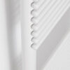 sèche-serviettes hydraulique design moderne acier blanc détail grazia scirocco
