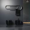 Hydraulic towel warmer orrizontal modern chrome towel radiator staples sirocco