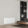 electric heater plate white modern design oasis deltacalor
