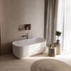 baignoire acrylique blanche design moderne galya glass