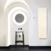 electric radiant plate radiant heater steel white sunshine energy scirocco