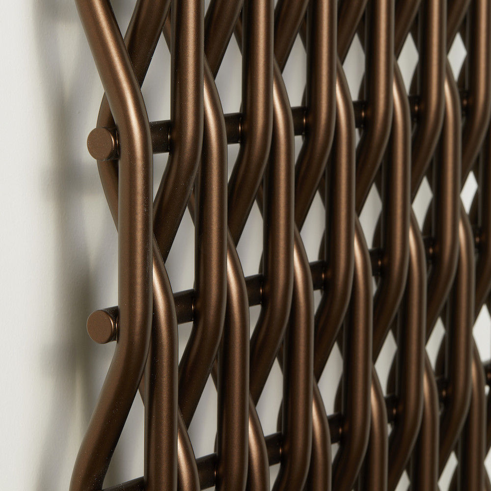colorful tubular hydraulic radiator colorful mesh detail sirocco