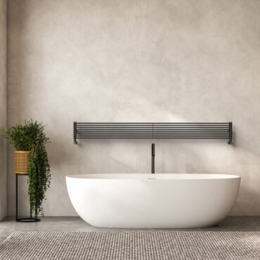 termoarredo idrualico bagno tubolare colorato hegoline 13 orizzontale deltacalor