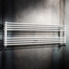 Hydraulischer Rohrheizkörper weiß Sie doppelt graziano