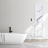 termoarredo elettrico a piastra design bianco venato move on plus graziano