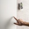 termoarredo elettrico a piastra design vetro bianco telecomando move on plus graziano